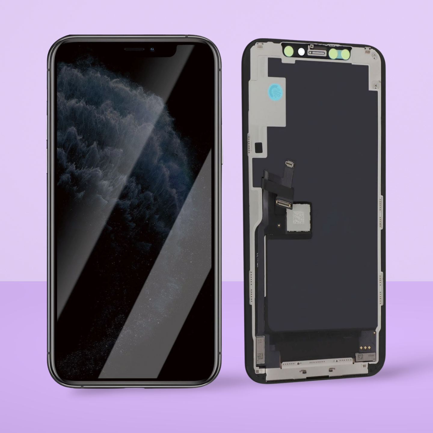 Ecran iPhone XS Max LCD Vitre Tactile Complet AAA+ Noir Châssis Kit OUTILS