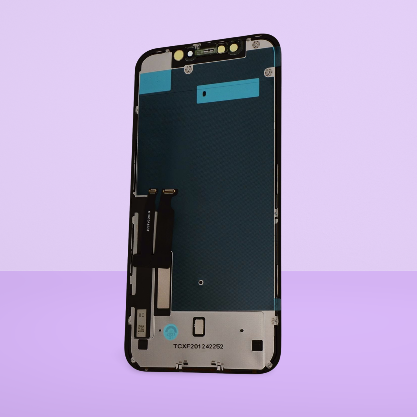 Ecran Complet iPhone XR LCD Vitre Tactile Compatible Châssis Kit outils + Colle
