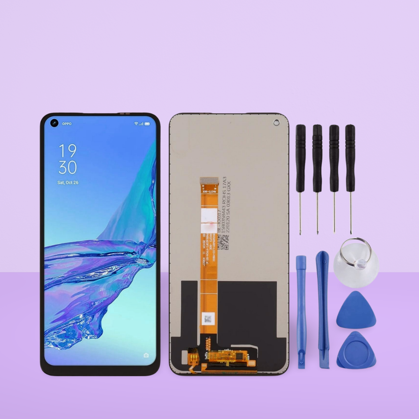 Ecran Oppo A53s / A55 / A55s / A56 / V11 / V11s 5G Vitre Tactile LCD+kits colle