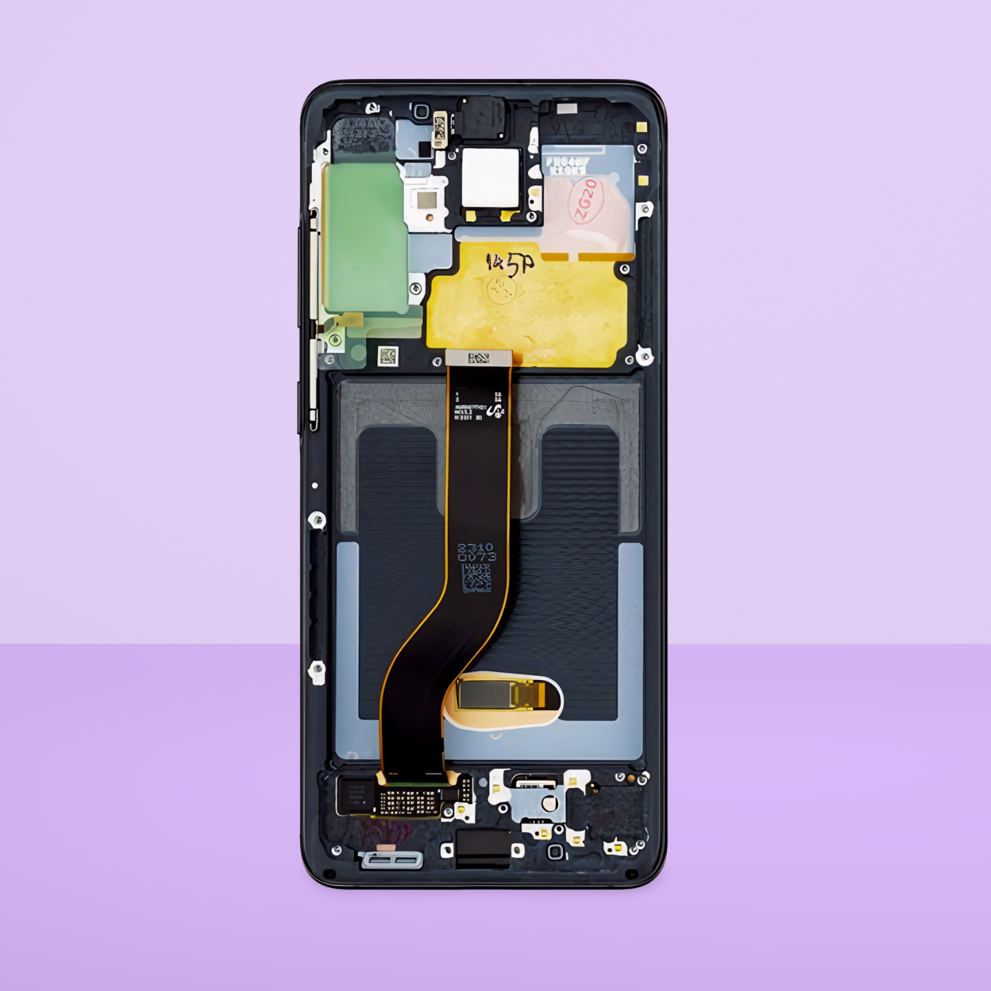 ECRAN Pour SAMSUNG GALAXY S20 PLUS NOIR G985F G986B 4G 5G OLED Vitre tactile kits