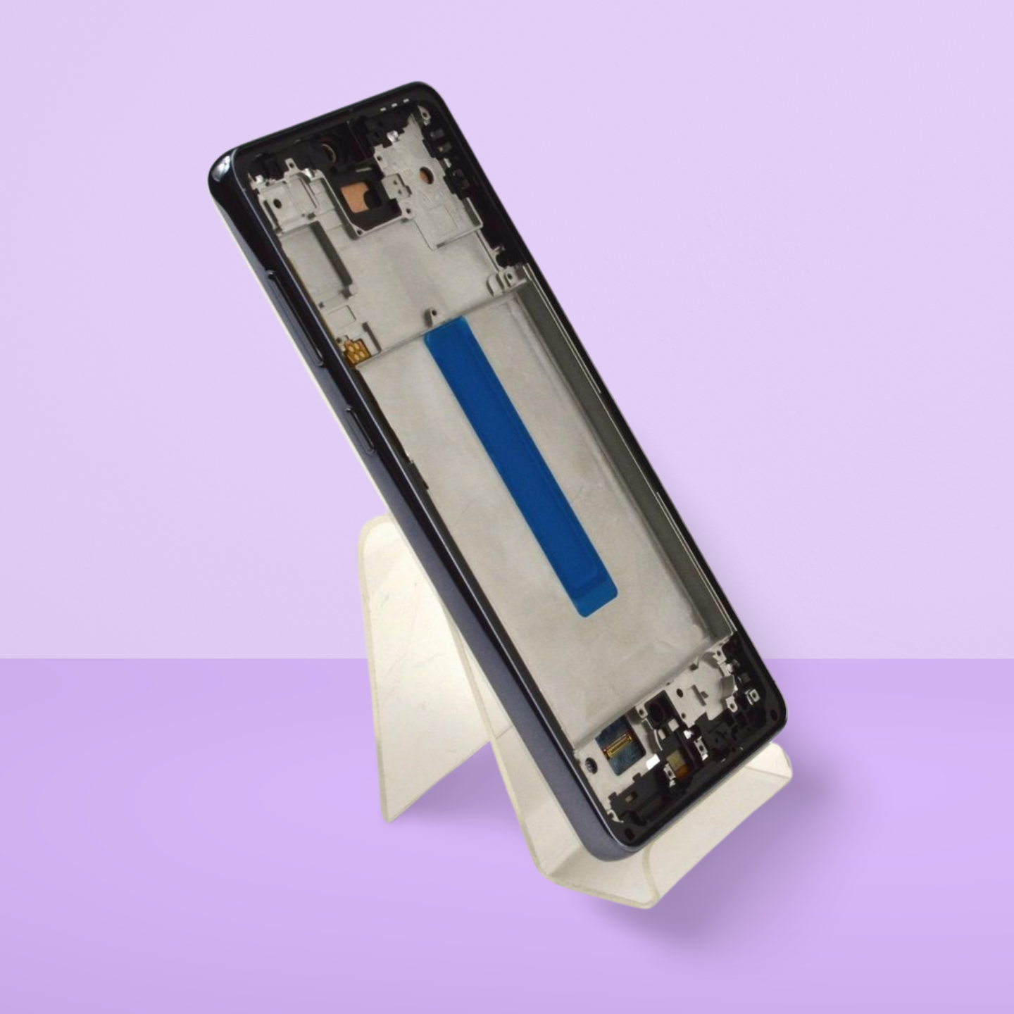 Ecran Pour Samsung galaxy A73 A736, SM-A736B, SM-A736B/DS Châssis Noir Vitre Tactile LCD