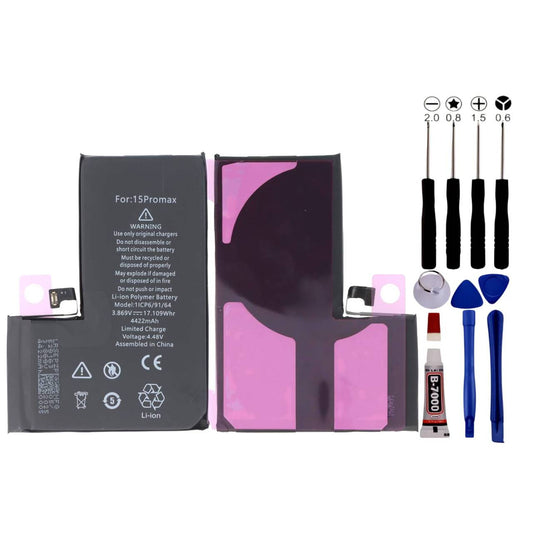 Batterie Pour iPhone 15 Pro Max identique Original avec Outils