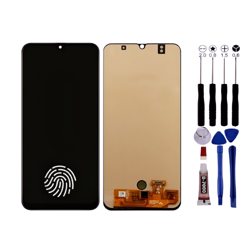 Ecran Pour Samsung galaxy A50 SM-A505F, SM-A505G, SM-A505W Châssis Noir LCD