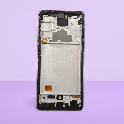 Ecran Pour Samsung galaxy A72 SM-A725 Châssis Noir  SM-A725   Vitre Tactile LCD