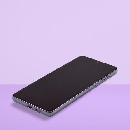 Ecran Pour Samsung galaxy A73 A736, SM-A736B, SM-A736B/DS Châssis Noir Vitre Tactile LCD