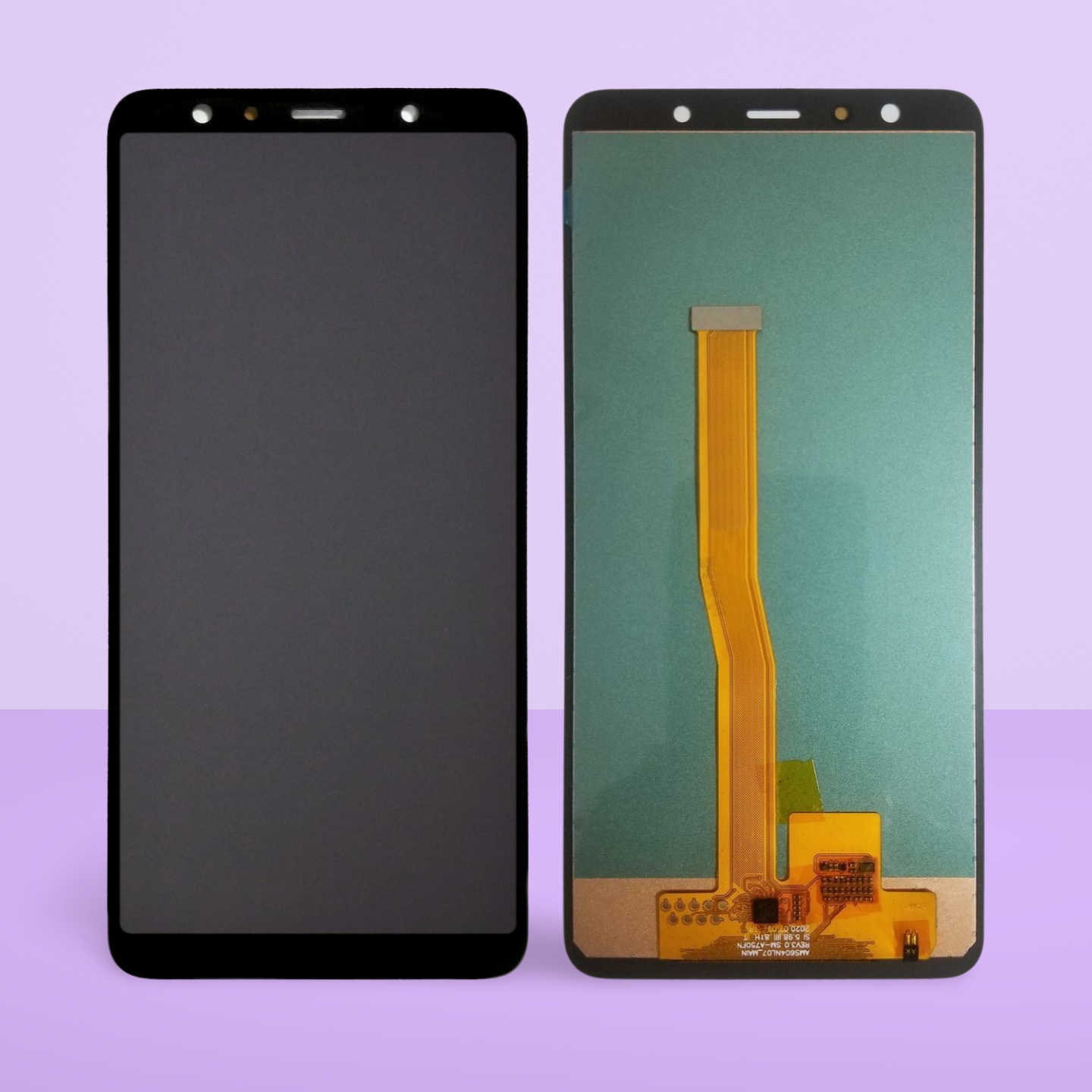 Ecran Pour Samsung galaxy A7 2018 A750, A750F, SM-A750F  Noir  Vitre Tactile LCD