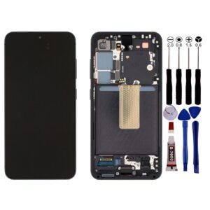 Ecran pour Samsung Galaxy S24 Plus S926B Châssis Noir Avec Empreinte
